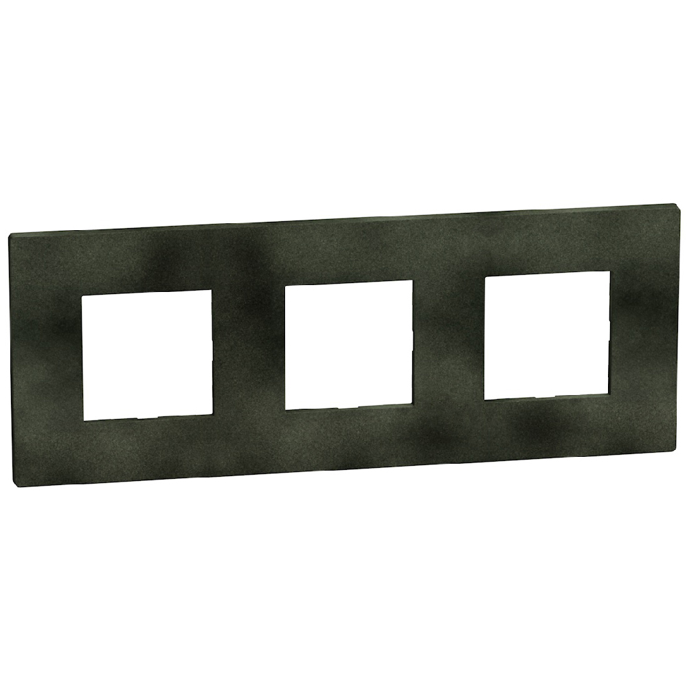 Рамка 2+2+2 мод. цвят Зелен меланж (Dark Green) Light Now Bticino