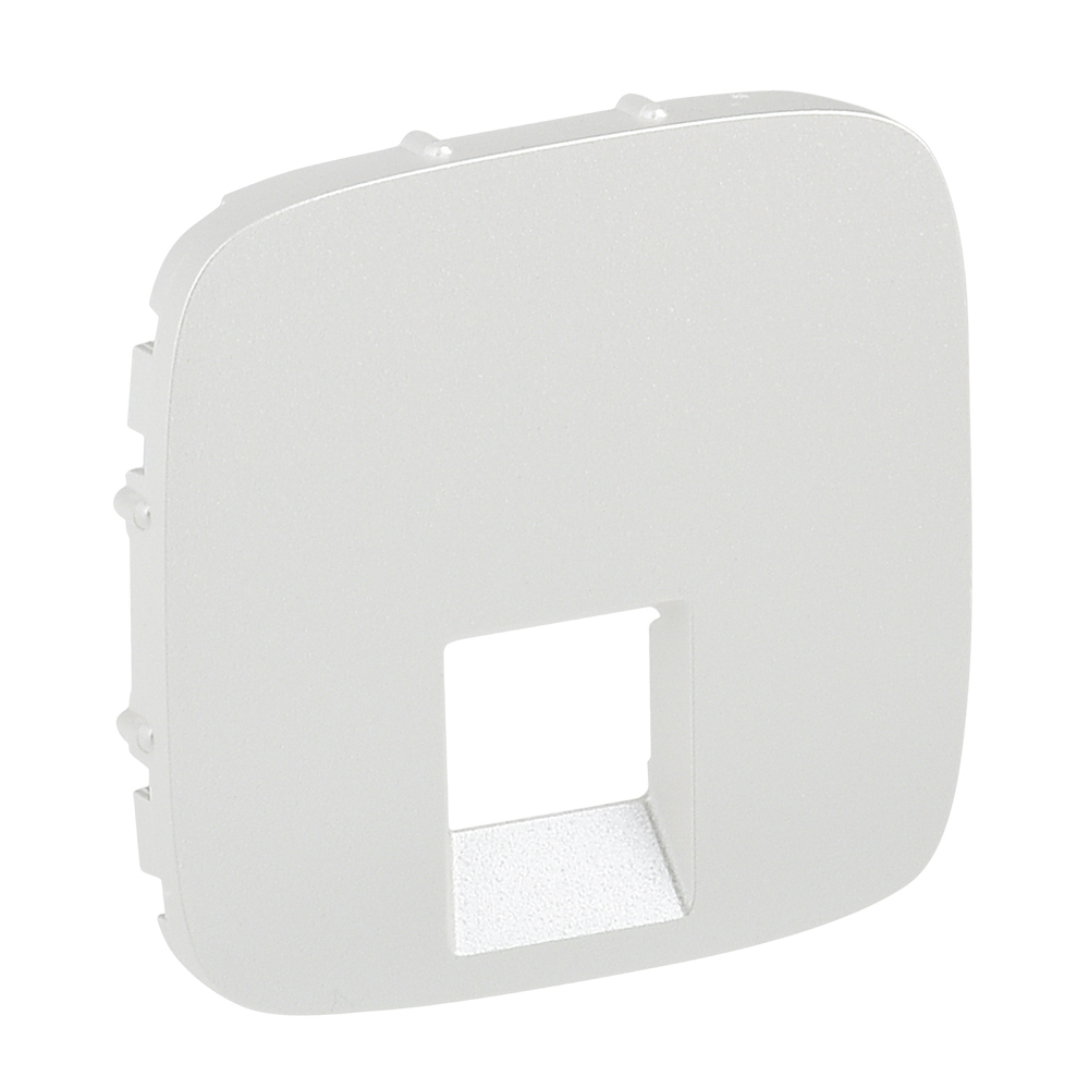 Лицев панел за единична RJ45/RJ11 розетка цвят Перла Valena Allure Legrand