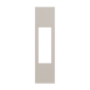 Лицев панел за единични розетки RJ45/LED лампа K4381/RCA 1 мод. цвят Крем Living Now Bticino