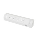 Разклонител ъглов бял 4x2P+E без кабел Corner NEW Legrand