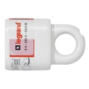 Куплунг бял 2P 6A 250V /15бр/ Legrand