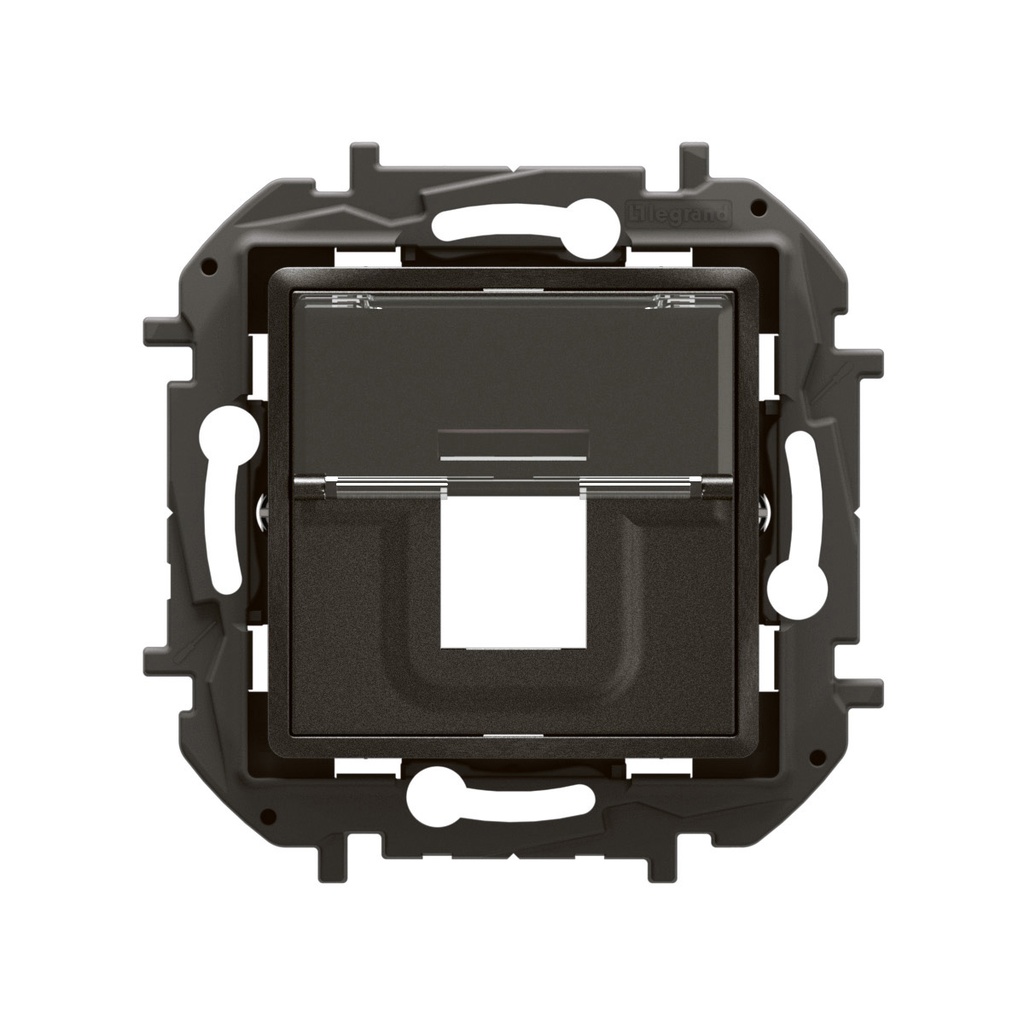 Розетка за RJ45 Keystone цвят Черен Niloe New Legrand