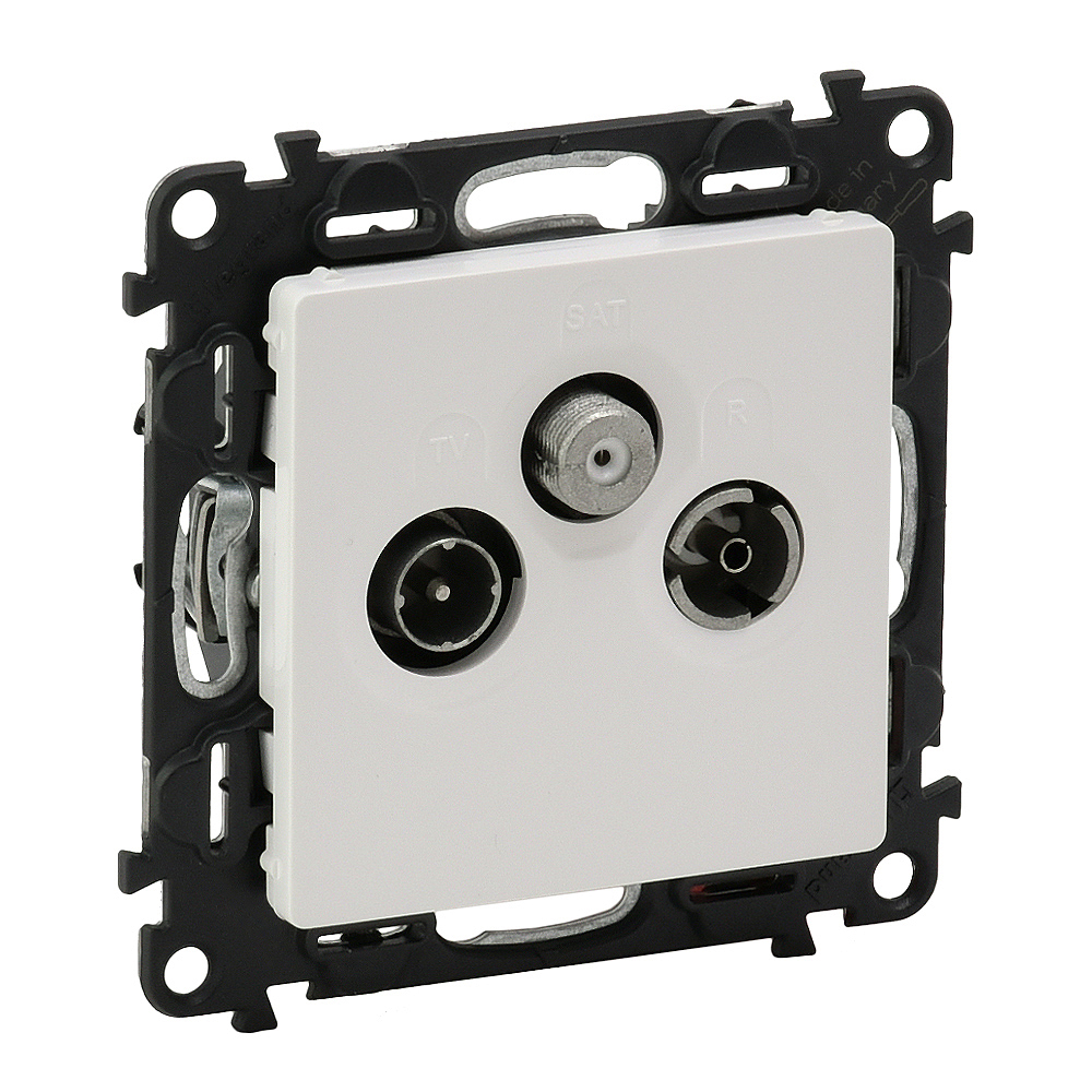 Розетка TV+R+SAT 1.5dB цвят бял Valena Life Legrand