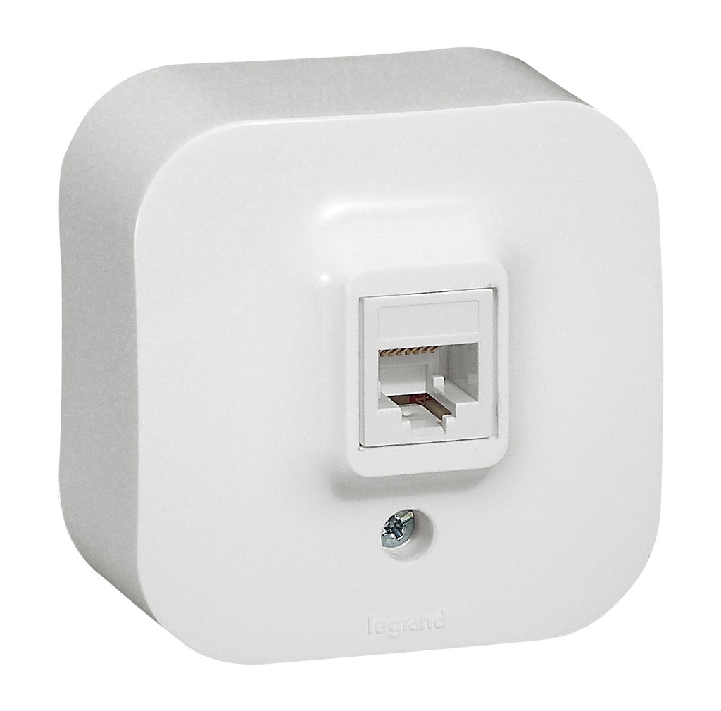 Розетка RJ45 cat.5e IP21 открит монтаж цвят Бял Forix Legrand