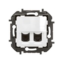 Розетка RJ11+RJ45 cat.6 UTP цвят Бял Niloe New Legrand