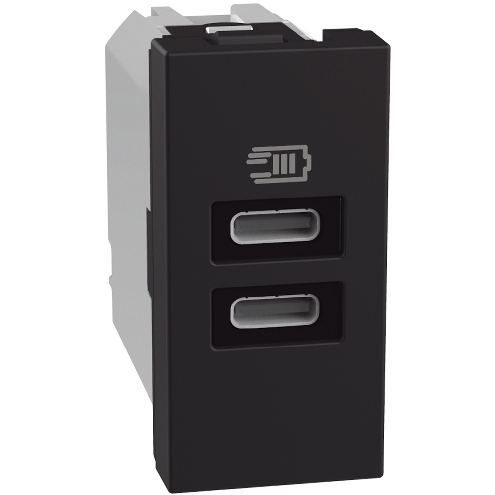 LTN USB ЗАРЯДНО TYPE C/C 1M ГРАФИТ
