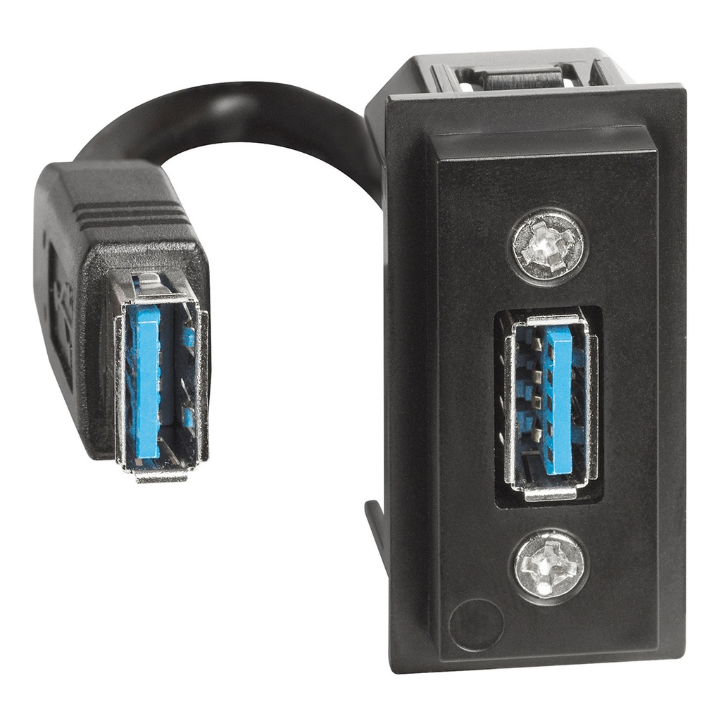 Розетка USB за данни тип A с кабел 15см 1 мод. Living Now Bticino