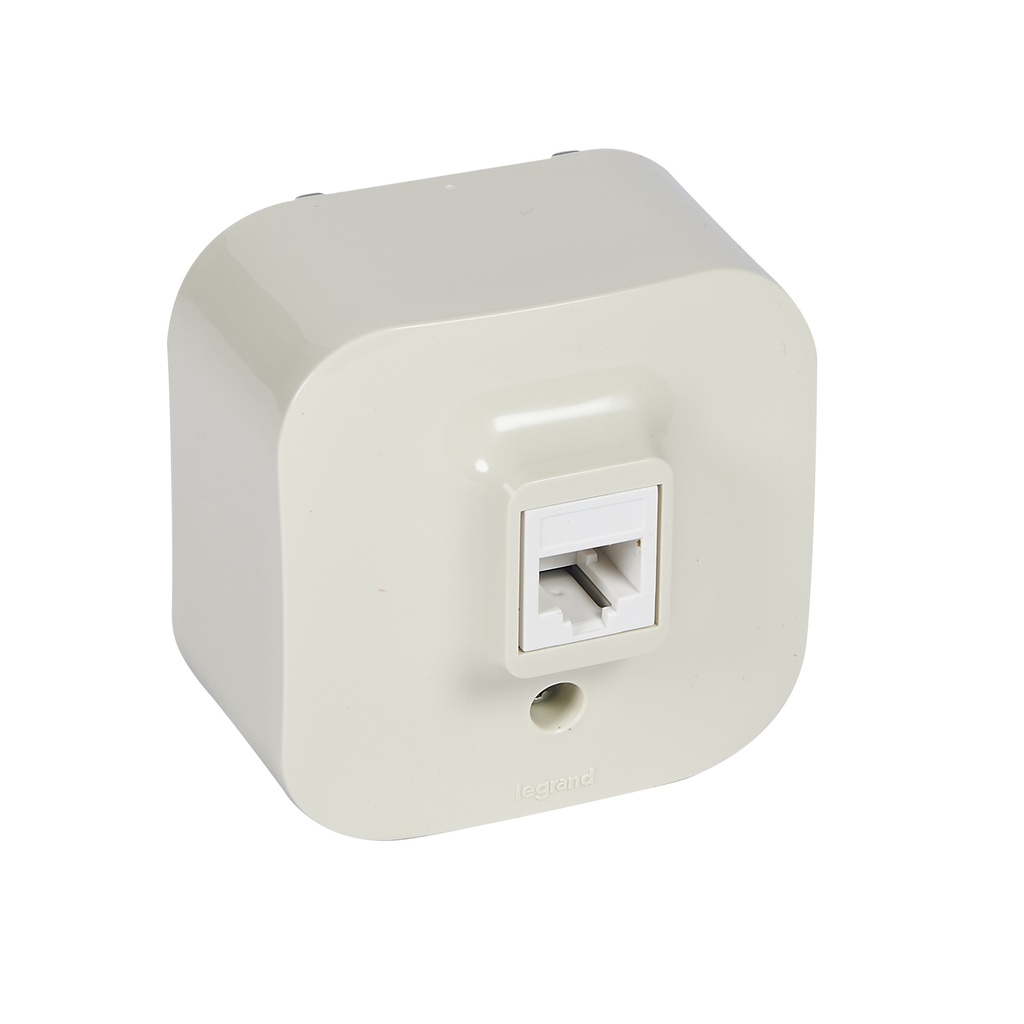 Розетка RJ45 cat.5e IP21 открит монтаж цвят Крем Forix Legrand