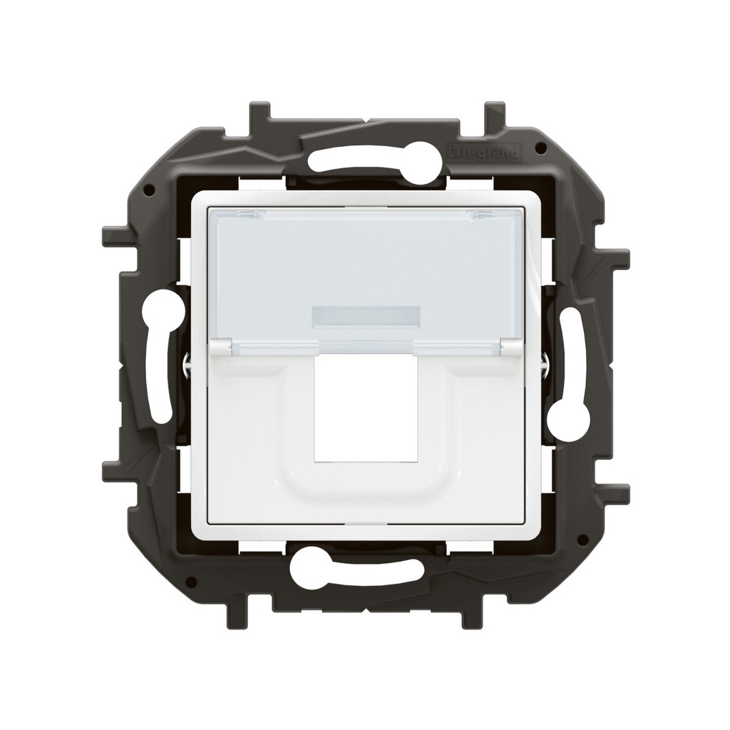 Розетка за RJ45 Keystone цвят Бял Niloe New Legrand
