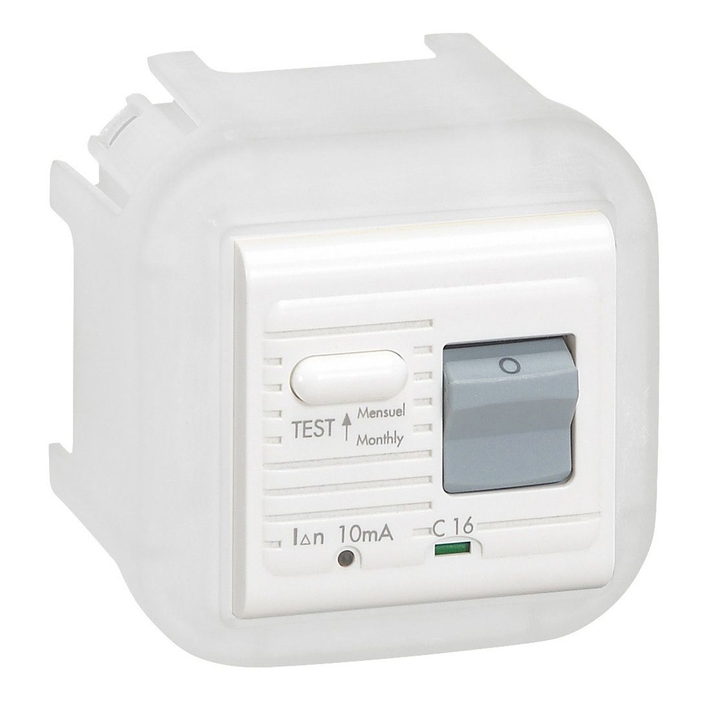 Адаптeр Mosaic IP21 открит монтаж цвят Бял Forix Legrand