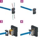Розетка RJ45 UTP cat.6 1 мод. цвят Черен Mosaic Legrand