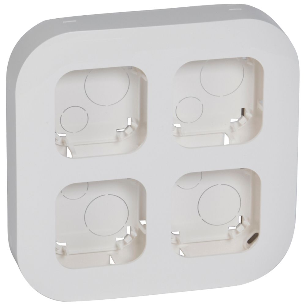 Конзола за 4 механизма Forix IP21 открит монтаж цвят Бял Forix Legrand
