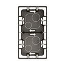 Конзола двойна за открит монтаж цвят Сив Niloe New Legrand