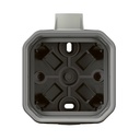 Кутия с 1х щуцер M20 за открит монтаж цвят Сив IP55 Plexo New Legrand