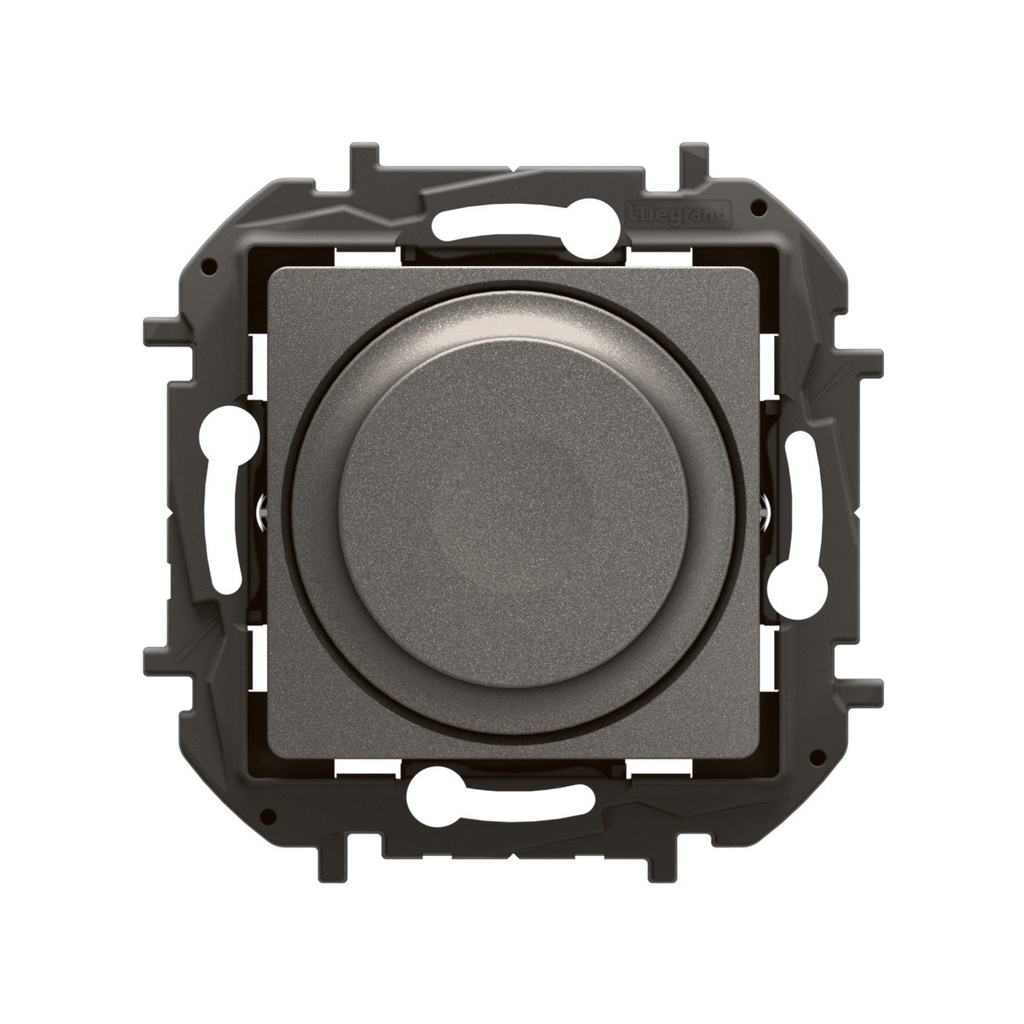 Димер ротативен R=5-300W L=5-300VA LED=5-75VA цвят Сив Niloe New Legrand