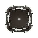 Димер бутонен R=5-150W LED=1-150VA, изисква неутрала, цвят Черен Niloe New Legrand