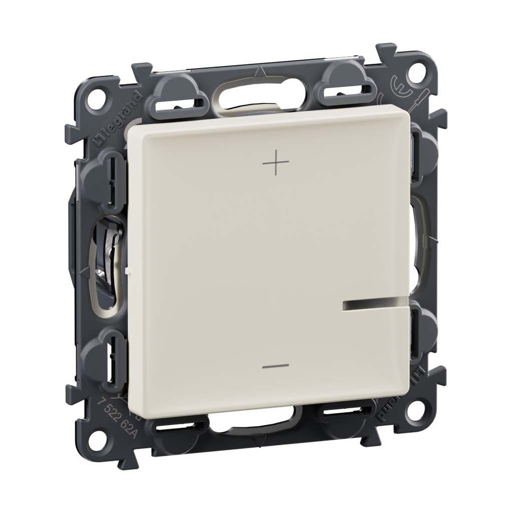 Димер бутонен R=3-400W L=3-400VA LED=3-125VA цвят крем Valena Life Legrand