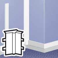 Вътрешен ъгъл 90° 75х20мм DLP Legrand