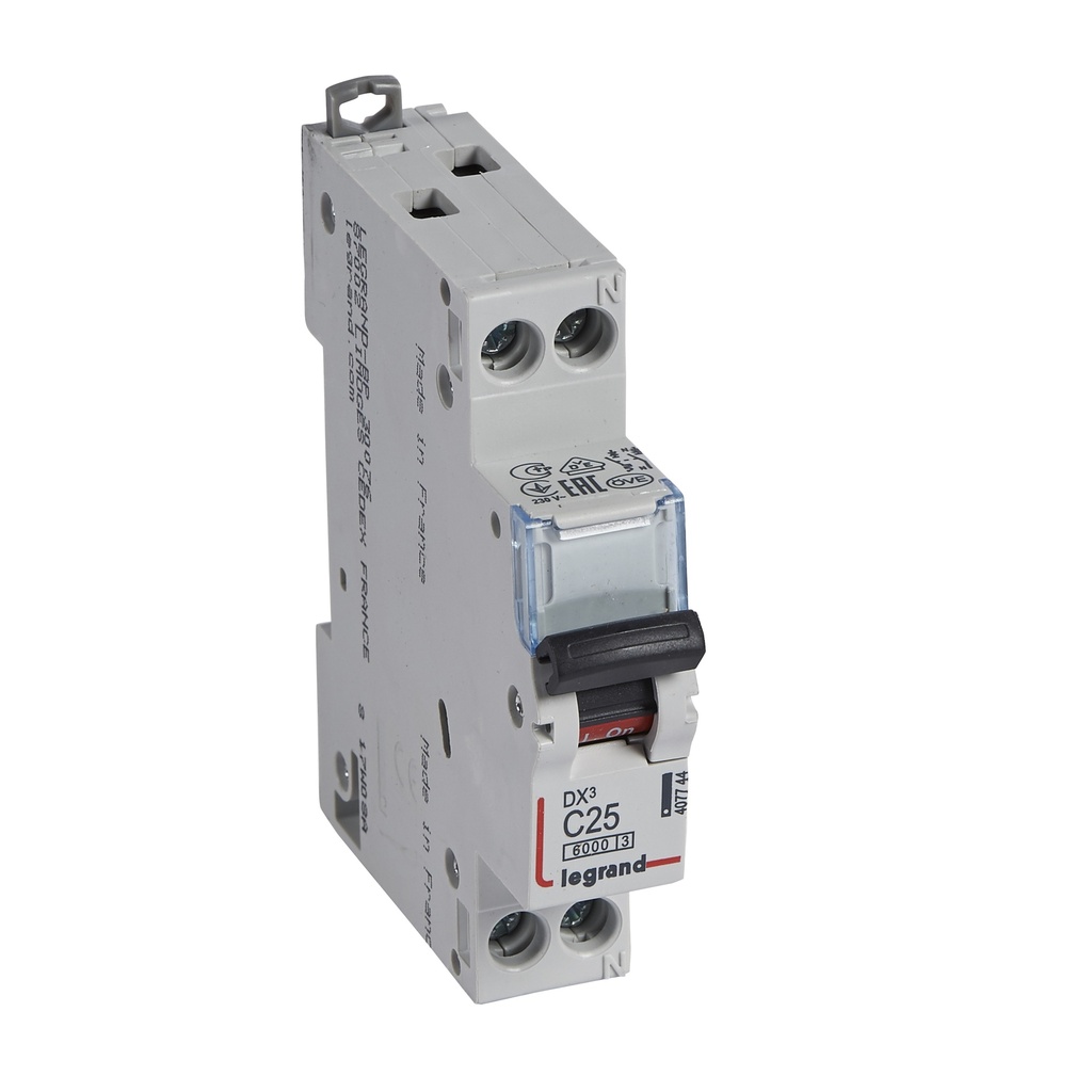 Автоматичен прекъсвач DX3 1P+N 25A крива С 6kA Legrand