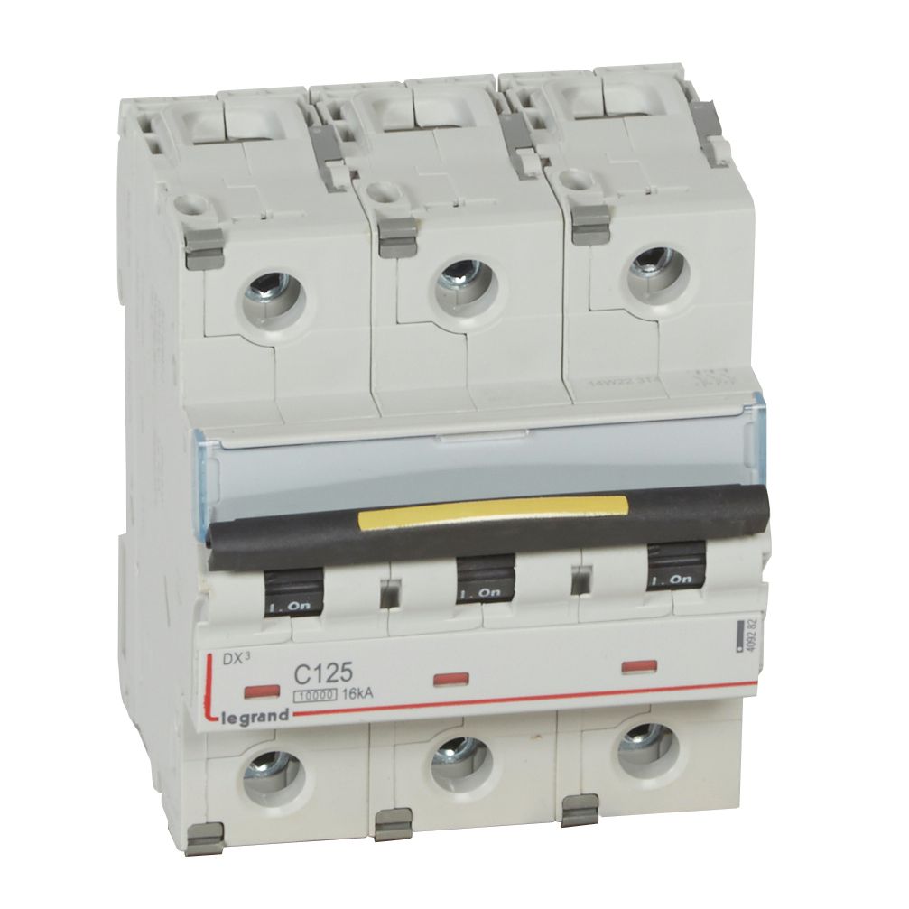 Автоматичен прекъсвач DX3 3P 125A крива С 10kA 4,5 мод. Legrand