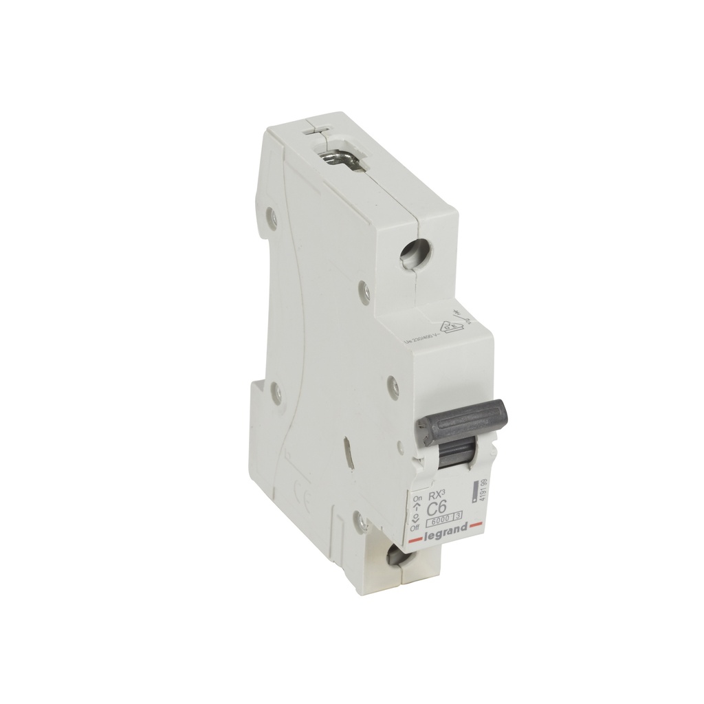 Автоматичен прекъсвач RX3 1P 6A крива С 6kA Legrand