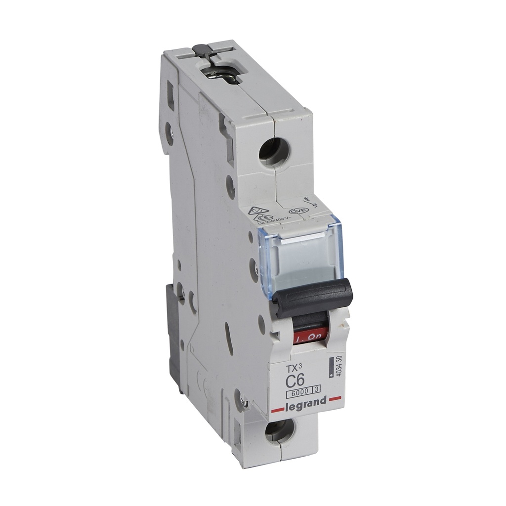 Автоматичен прекъсвач TX3 1P 6A крива С 6kA Legrand