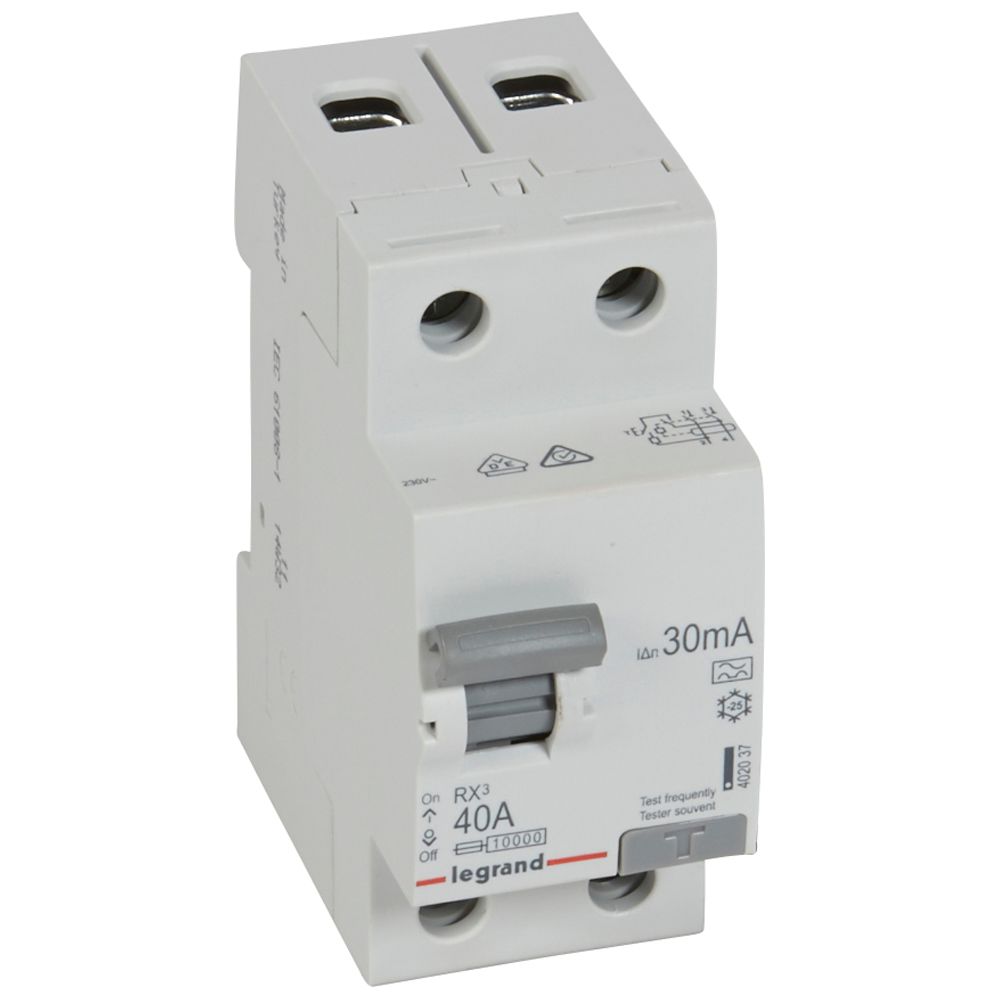ДТЗ 2P 40A 30mА серия RX3 ID тип A Legrand
