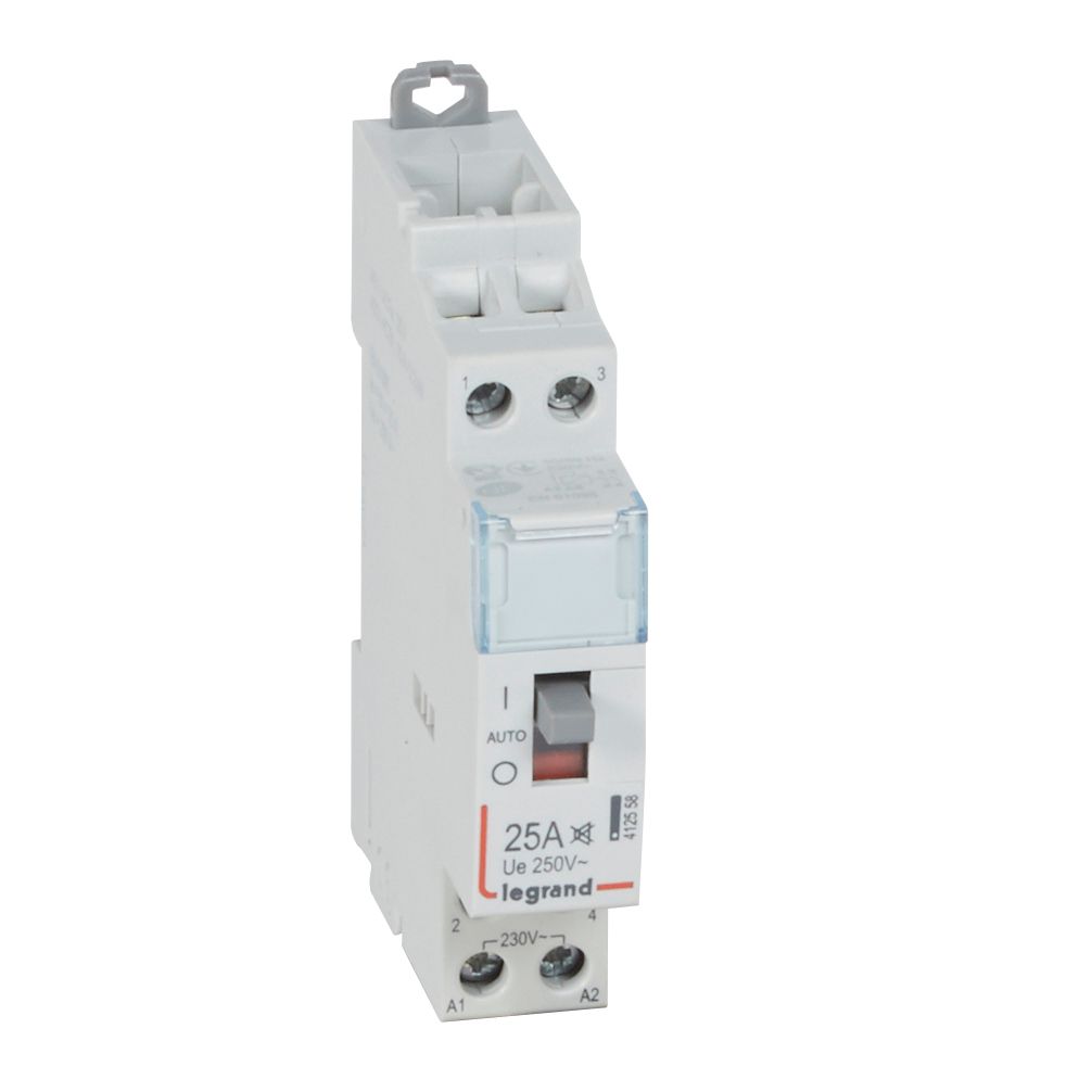 Модулен контактор с ръкохватка CX3, 25А 2NO 220V 1 модул БЕЗШУМЕН Legrand