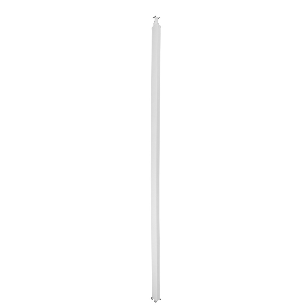 Kолона с 2 отделения, двустранна, 3.9м, PVC конструкция и капаци, бяла Snap-On Legrand