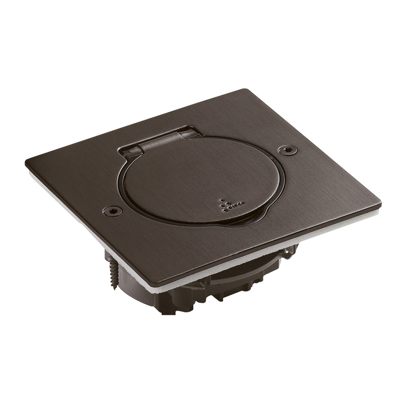 Метална основа Brown steel квадратна IP44/IK08 Legrand