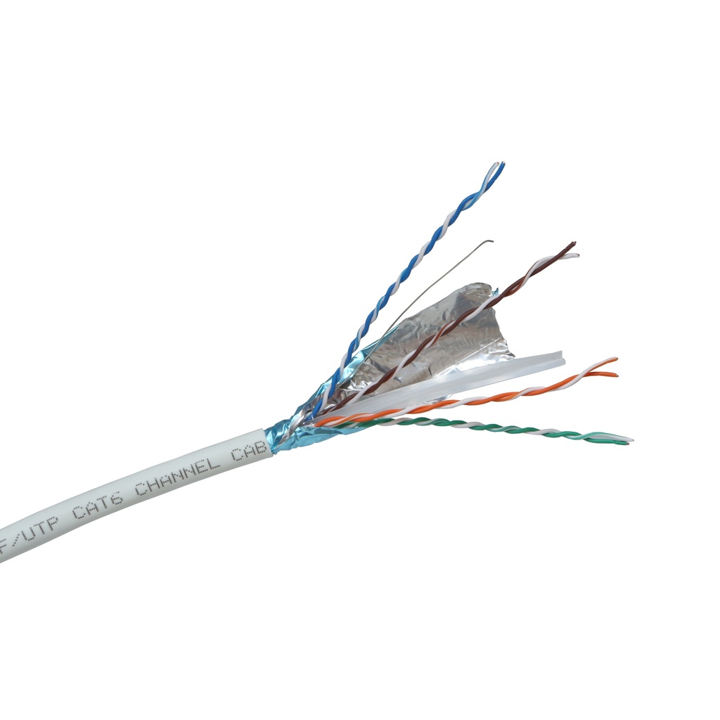 FTP (F/UTP) кабел 4x2xAWG24 Категория 6