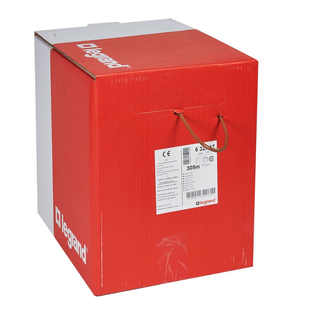 FTP (F/UTP) кабел 4x2xAWG24 Категория 5E