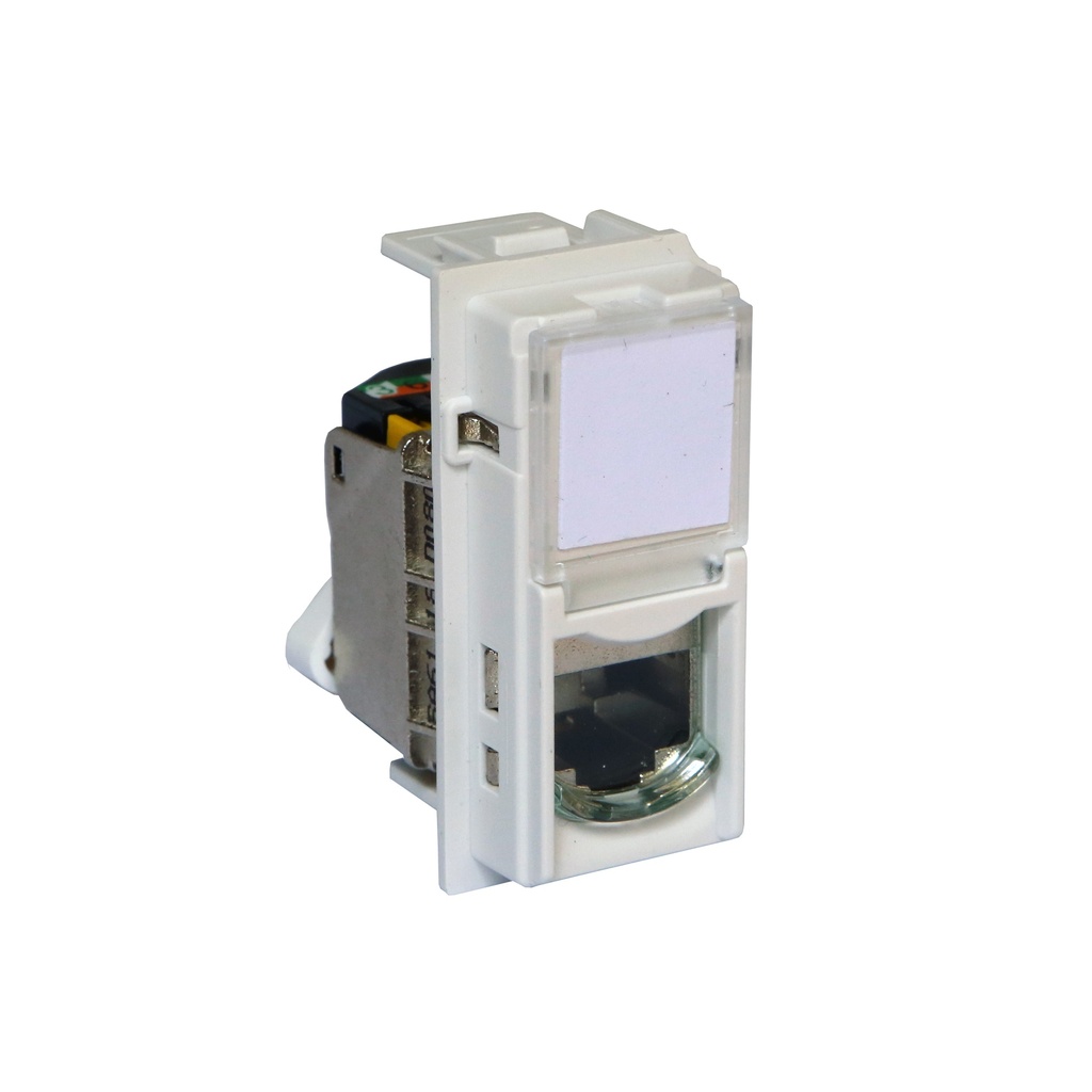 Розетка RJ45 cat.6A UTP конектор toolless IDC 1 модул цвят Крем Living Now Bticino