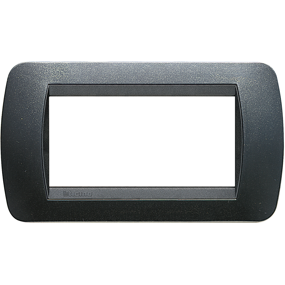 Рамка 4 модула DARK STEEL TP LL International Bticino