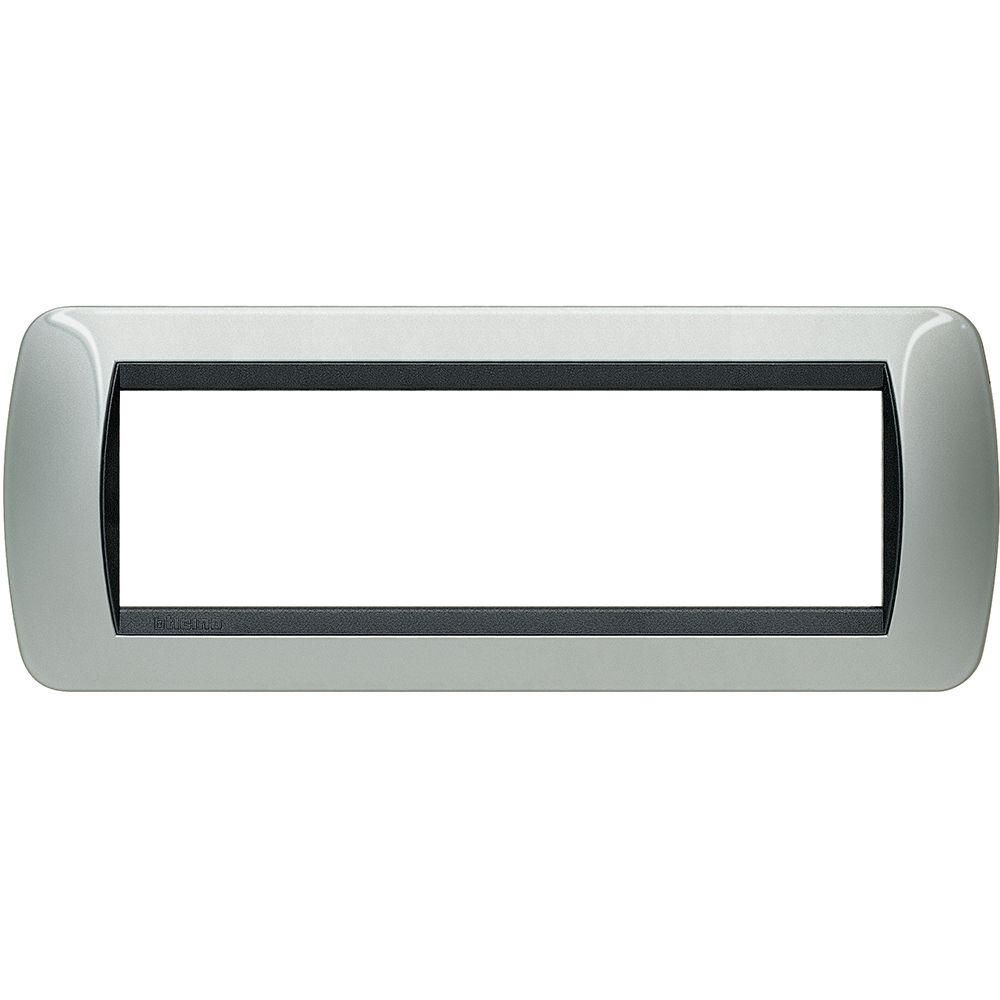 Рамка 7 модула Light aluminium LL International Bticino