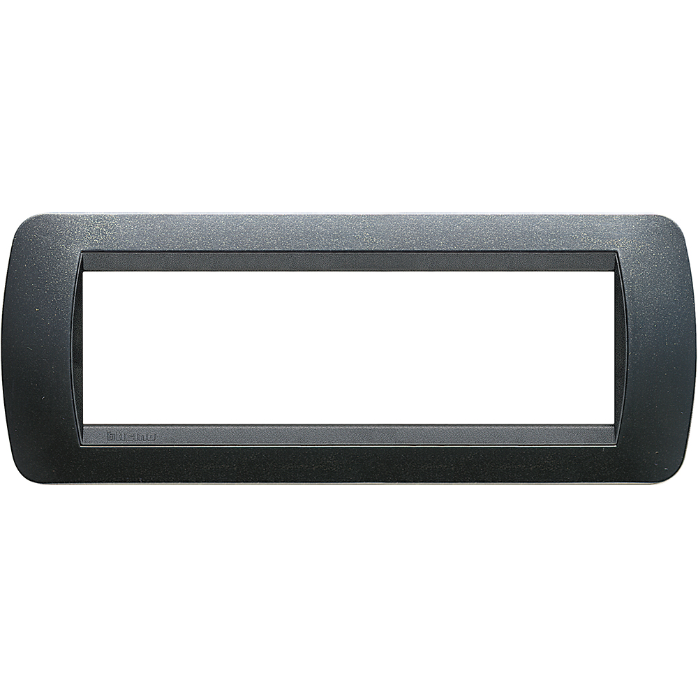 Рамка 7 модула Dark steel plastic LL International Bticino