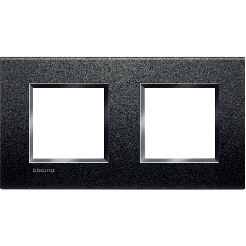 Рамка 2х2 модула правоъгълна Anthracite LL Bticino