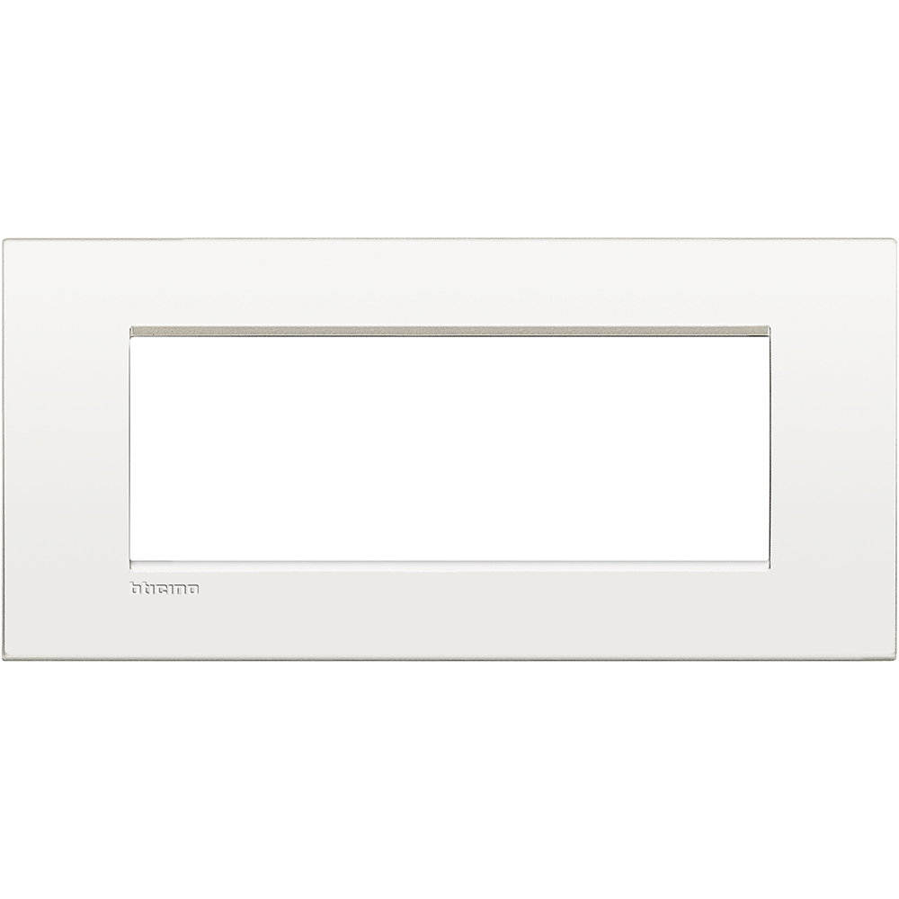 Рамка 7 модула метална Pure white AIR LL Bticino