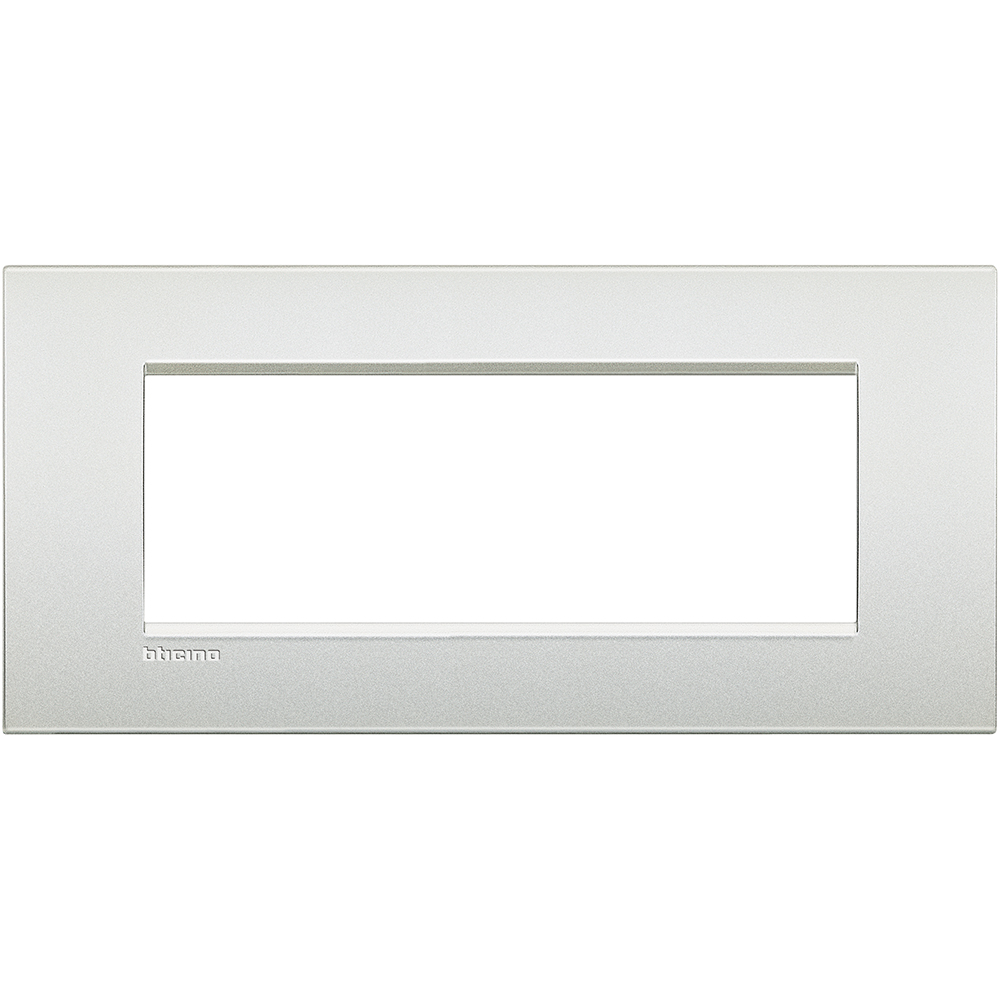 Рамка 7 модула метална Pearl white AIR LL Bticino