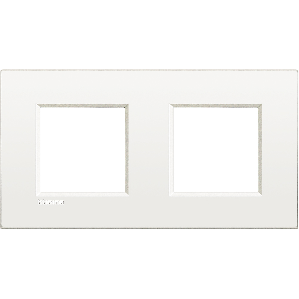 Рамка 2+2 модула метална Pure white AIR LL Bticino