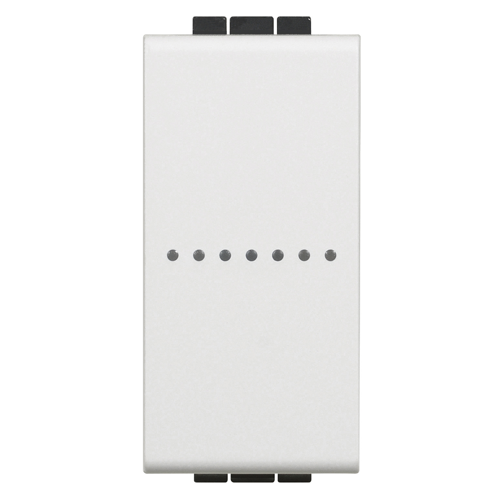 Девиаторен Smart ключ 1 модул ЖИЧЕН изисква неутрала цвят Бял LL Bticino с Netatmo