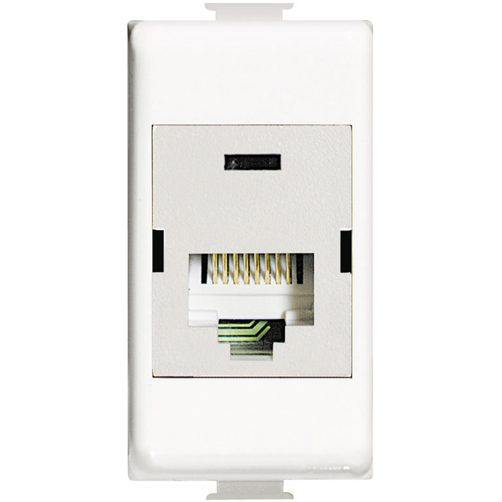 Розетка RJ45 cat.6 STP 1 модул цвят Бял LL Bticino