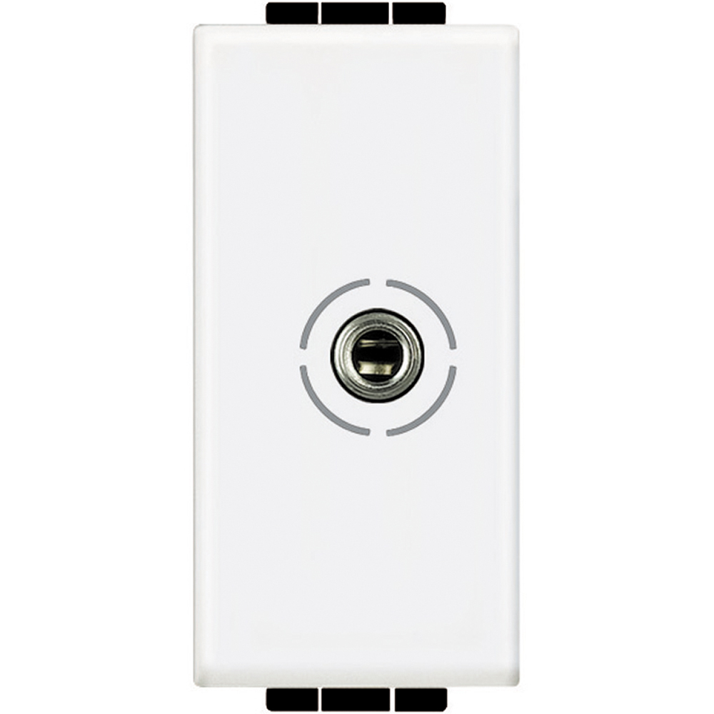 Розетка аудио жак 3.5mm 1 модул цвят Бял LL Bticino