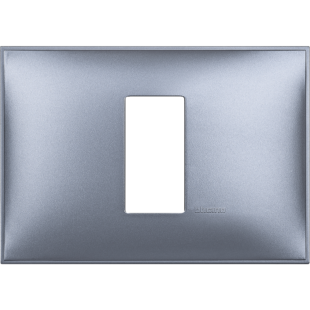 Рамка 1 модул за монтаж върху конзола 3 модула цвят Син металик (Blue metal) Classia Bticino /блистер/