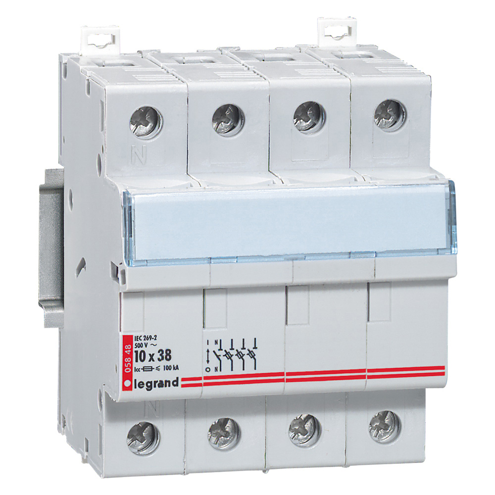 Разединител стопяем предпазител 3P+N 10X38 mm 4мод. Legrand