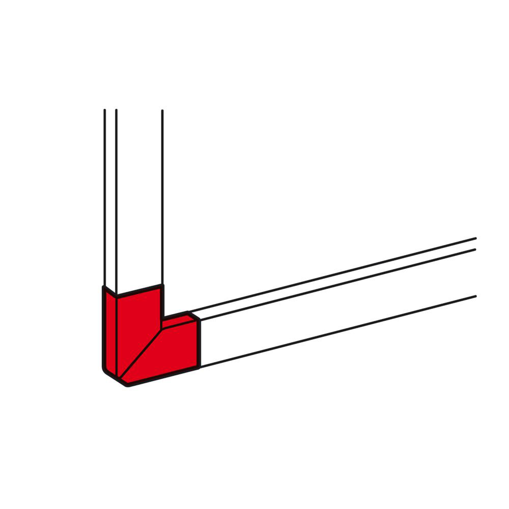 Прав ъгъл Al 90° 50х105мм DLP Legrand