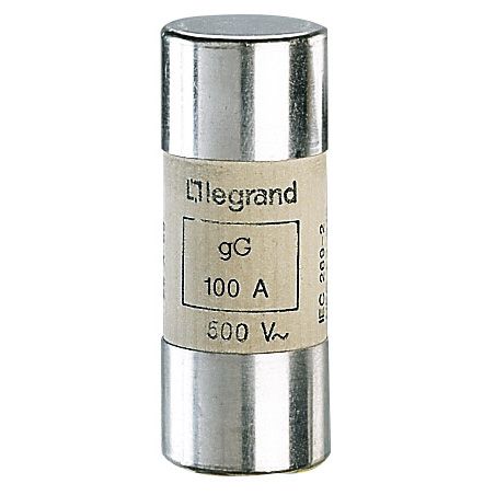 Стопяем цилиндричен предпазител тип gG 100A 22x58мм Legrand