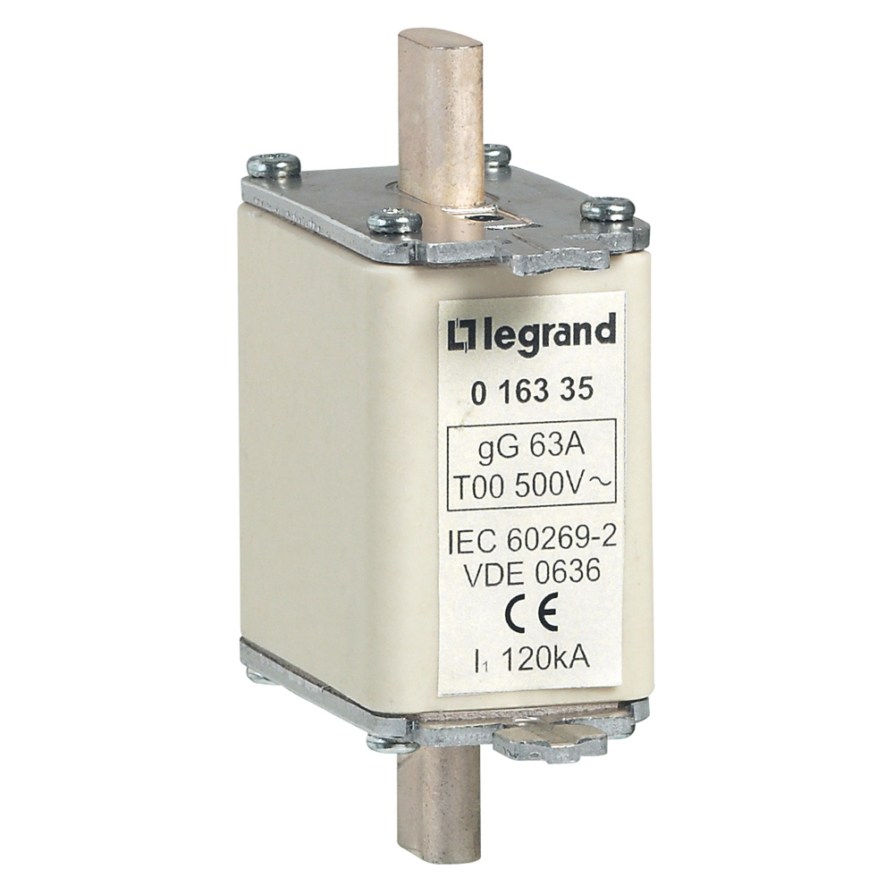 Стопяем ножов предпазител тип gG 63А NH00 Legrand