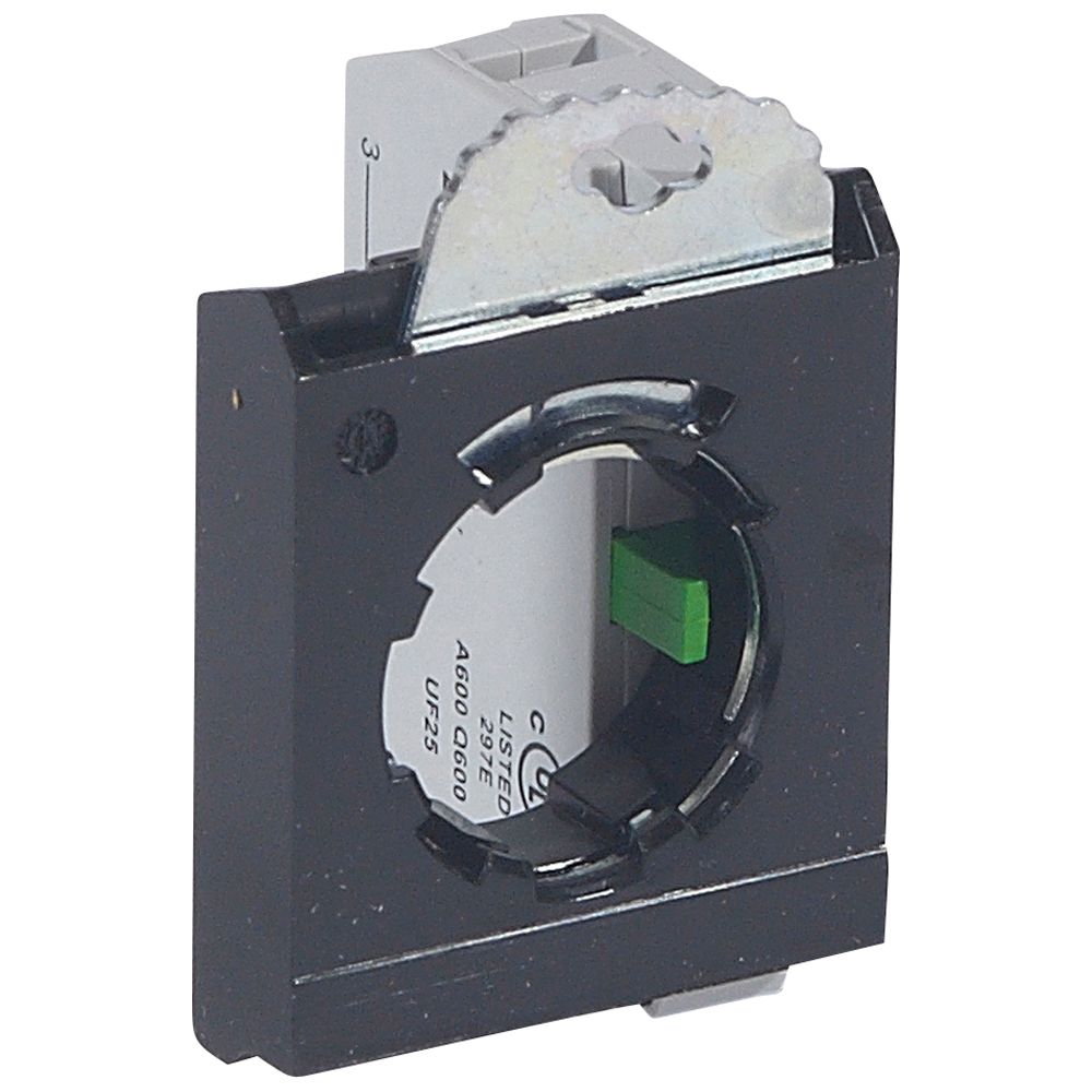 Основа 3х с контактен блок 1NO Ø22mm Osmoz Legrand