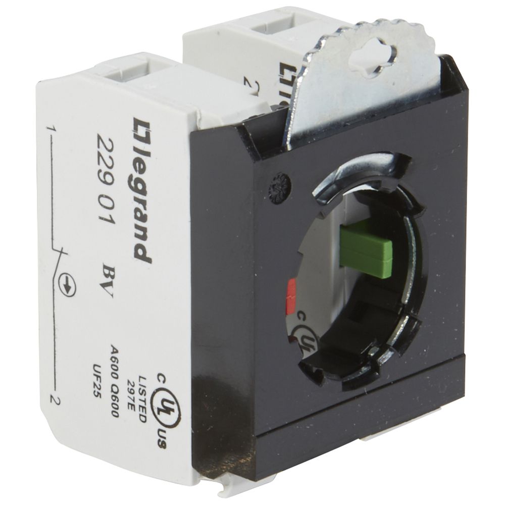 Основа 3х с контактен блок 1NO+1NC Ø22mm Osmoz Legrand